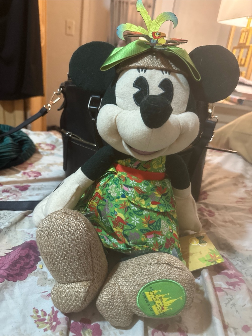 New with Tag Disney store Minnie Mouse The Main Attraction May Plush Tiki Room